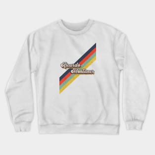 retro vintage color Ricardo Montaner Crewneck Sweatshirt